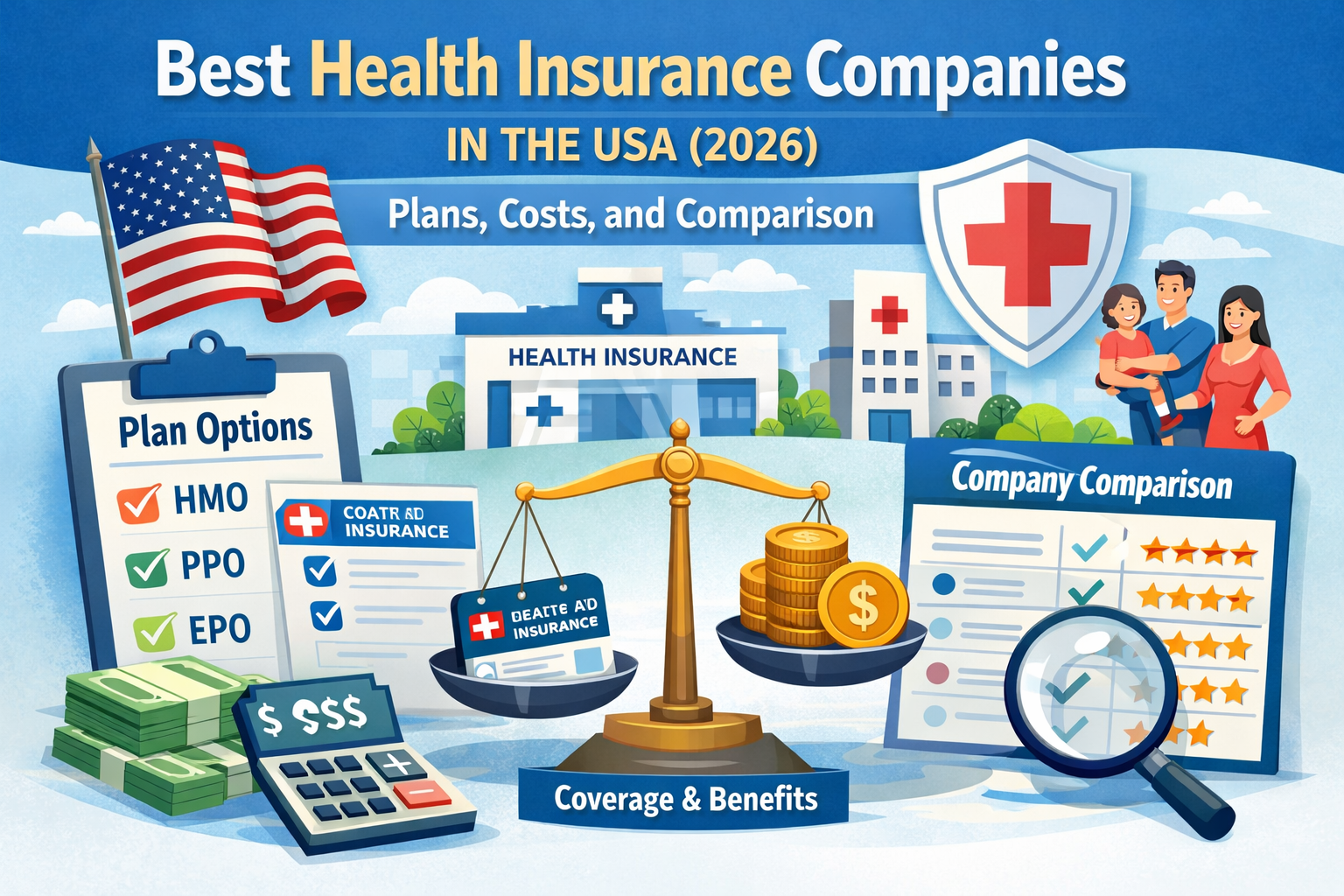 Best Health Insurance Companies in the USA (2026): Plans, Costs, and Comparison